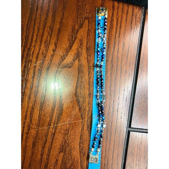 Double-Layer Translucent Colored Beads and Stars Bracelet! - Picture 8 of 8